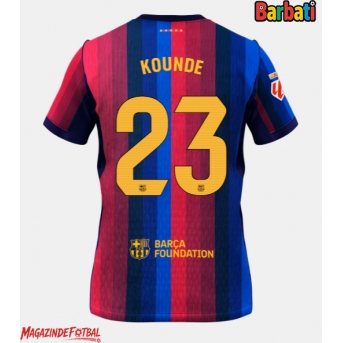 Barcelona Jules Kounde #23 Tricou Fotbal Replică 2026-27 Barbati Acasa